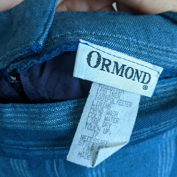 Vintage Linen Blend Skirt - Picture 4 of 4